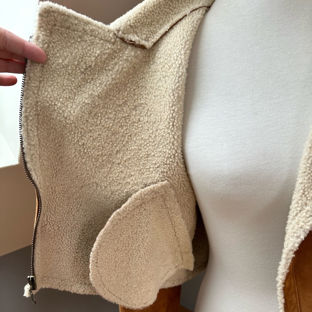 Real Suede Moto Jacket AS IS - Picture 8 of 12